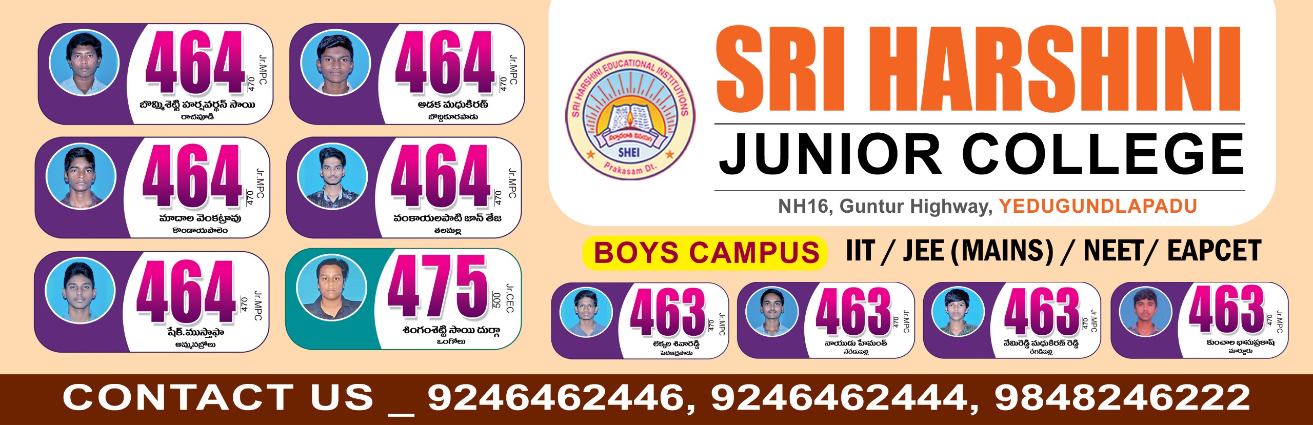 Welcome To Sri Harshini Group Of Institutions